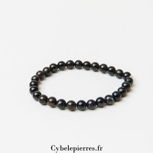 Bracelet Astrophyllite (6mm) - 17cm | Clairvoyance et Révélation de Soi - Cybele Pierres
