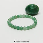 Bracelet Aventurine Verte (6mm) | Créativité et Apaisement - Cybele Pierres