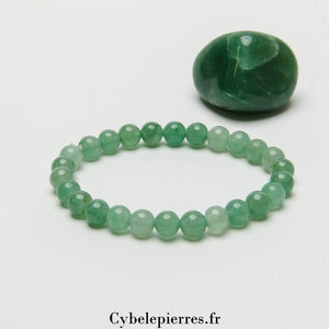 Bracelet Aventurine Verte (6mm) | Créativité et Apaisement - Cybele Pierres