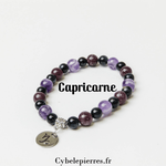 Bracelet Capricorne (Perles de 6mm et 8mm) - Cybele Pierres