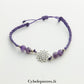 Bracelet Chakra Coronal - Améthyste (réglable) - Cybele Pierres