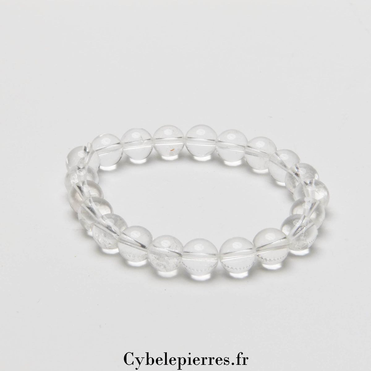 Bracelet Cristal de Roche (8mm) | Clarté et Énergie - Cybele Pierres