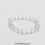 Bracelet Cristal de Roche (8mm) | Clarté et Énergie - Cybele Pierres