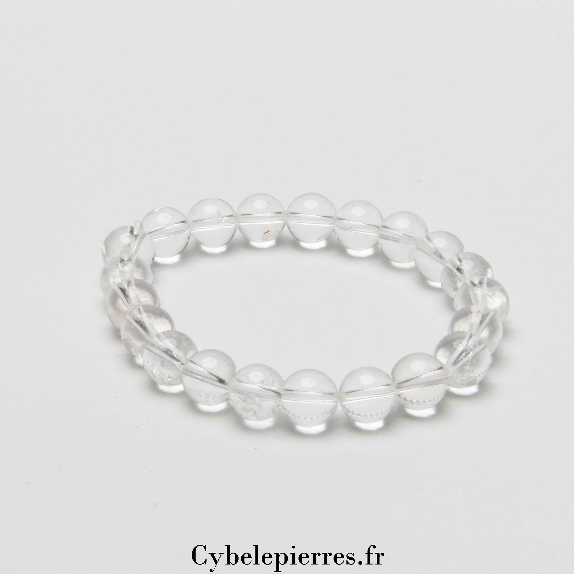 Bracelet Cristal de Roche (8mm) | Clarté et Énergie - Cybele Pierres