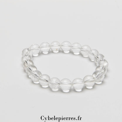 Bracelet Cristal de Roche (8mm) | Clarté et Énergie - Cybele Pierres
