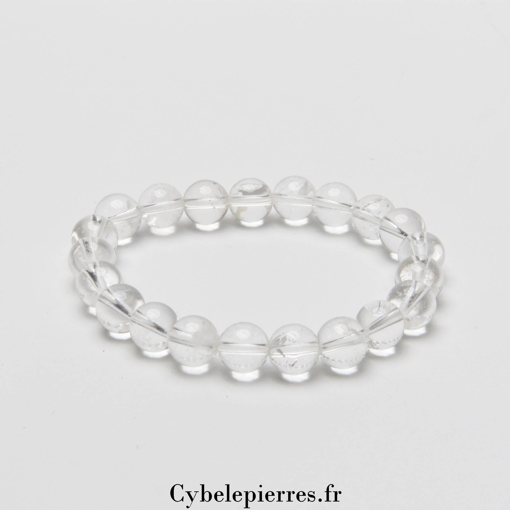 Bracelet Cristal de Roche (8mm) | Clarté et Énergie - Cybele Pierres