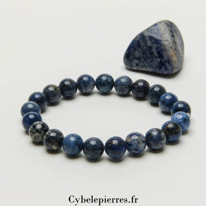 Bracelet Dumortièrite (8mm) - 18cm | Confiance et Harmonie - Cybele Pierres
