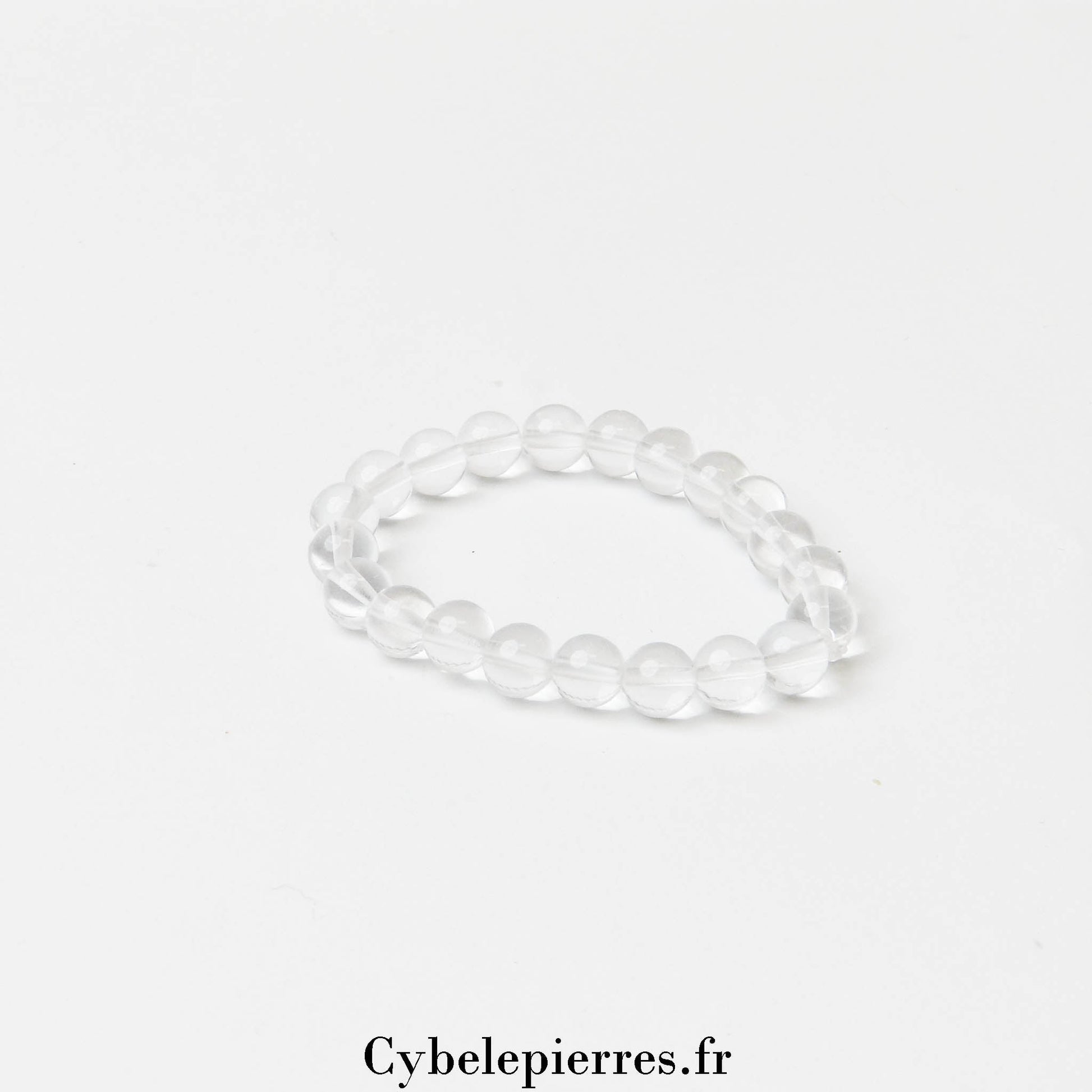 Bracelet Enfant - Cristal de Roche (6mm) - 14cm | Clarté et Harmonie - Cybele Pierres