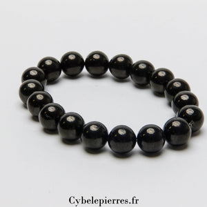 Bracelet Jais (10mm) - 18cm | Protection et Réconfort - Cybele Pierres