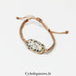 Bracelet Jaspe Dalmatien | Équilibre et Enthousiasme - Cybele Pierres