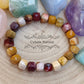 Bracelet Jaspe mookaite carrée facettée (10mm) - 18cm - Cybele Pierres