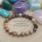 Bracelet Jaspe paysage (8mm) - 18cm - Cybele Pierres