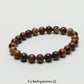 Bracelet Jaspe Picasso (8mm) | Créativité et Courage - Cybele Pierres