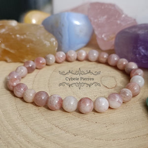 Bracelet "Je rayonne" - Pierre de Soleil (6mm) - 17cm - Cybele Pierres