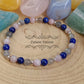 Bracelet L'Air du Vent - Kunzite, Lapis - Lazuli et Labradorite (6mm) - 18cm - Cybele Pierres