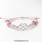 Bracelet Micro - Macramé - Aventurine et Breloques (Cœur et Infini) | Sérénité et Harmonie - Cybele Pierres
