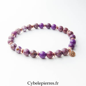 Bracelet Phosphosidérite (6 mm) – 18 cm | Apaisement intérieur - Cybele Pierres