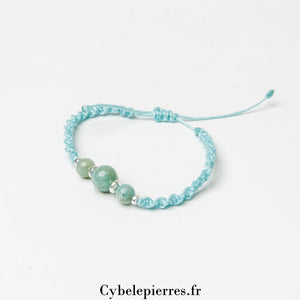 Bracelet Porte - bonheur Amazonite (6 et 8mm) | Harmonie et Épanouissement - Cybele Pierres