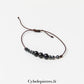 Bracelet Porte - bonheur Réglable – Astrophyllite | Intuition et Clarté - Cybele Pierres