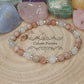 Bracelet Réalisation des rêves - Pierre de lune et Pierre de Soleil (6mm) - 18cm - Cybele Pierres