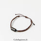Bracelet Réglable Cordon - Œil de Tigre | Protection et Confiance - Cybele Pierres
