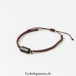 Bracelet Réglable Cordon - Œil de Tigre | Protection et Confiance - Cybele Pierres