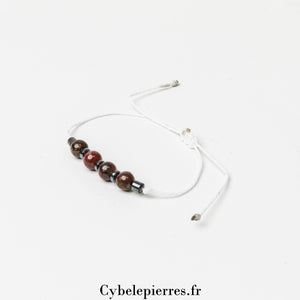 Bracelet Réglable en Cordon – Pietersite | Créativité et Libération Émotionnelle - Cybele Pierres
