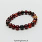 Bracelet Sardonyx (8mm) - 17 cm | Optimisme et Courage - Cybele Pierres