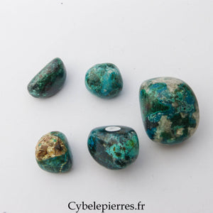 Chrysocolle roulée Extra - Pérou | Sérénité et Créativité - Cybele Pierres