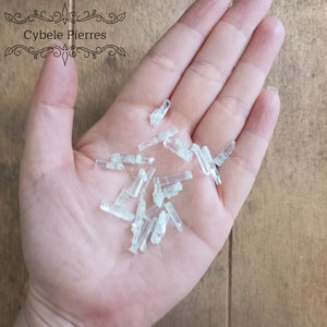 Cristal Aigue - marine Extra (0.4gr) – Brésil | Communication et Courage - Cybele Pierres