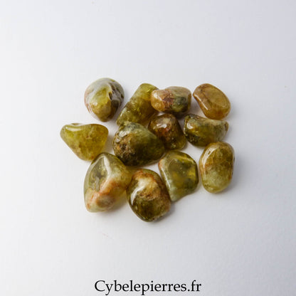 Grenat vert Démantoïde pierre roulée – Vitalité et prospérité