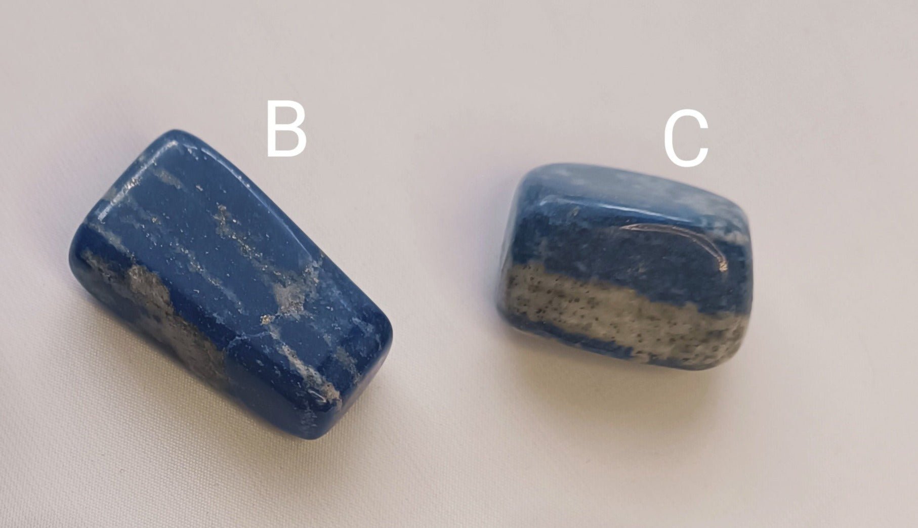 Lapis - Lazuli Rectangle (Pierre roulée) – Pakistan | Sagesse et Clarté - Cybele Pierres