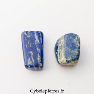 Lapis - Lazuli Rectangle (Pierre roulée) – Pakistan | Sagesse et Clarté - Cybele Pierres