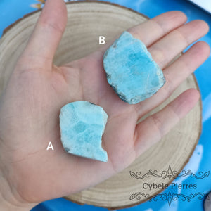 Larimar Qualité Extra (rare) - République Dominicaine | Sérénité et Éveil Intérieur - Cybele Pierres
