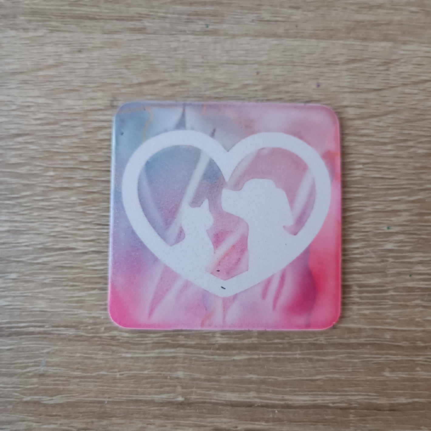 Magnet 5×5 cm en résine sublimée – Modèles animaux et citations - Cybele Pierres