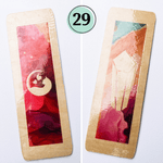 Marque - page en bois – 5×15 cm - Cybele Pierres