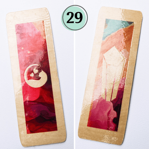 Marque - page en bois – 5×15 cm - Cybele Pierres
