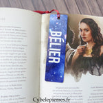 Marque - Pages Astro en Aluminium – 12 Signes du Zodiaque | Fond Galaxie - Cybele Pierres