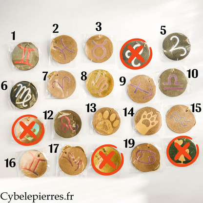 Porte-clé à choisir -  5cm