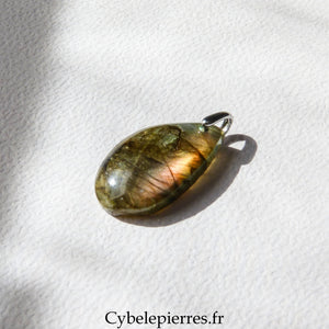 Pendentif Labradorite (2 cm) – Protection et Intuition - Cybele Pierres