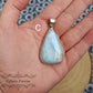 Pendentif Larimar Extra – 40mm | Apaisement et Clarté intérieure - Cybele Pierres