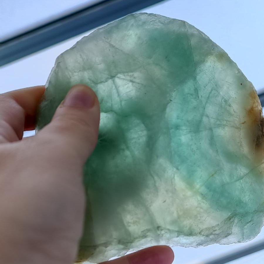 Plaque Fluorine Verte - Chine (450g | 10cm) | Clarté et Harmonie - Cybele Pierres