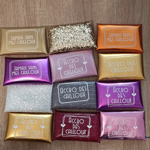 Pochette avec texte (Format S : Taille 9cm x 6cm) - Cybele Pierres