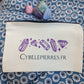 Pochette en coton By Cybèle Pierres - "Jamais sans mes cailloux" | Édition Limitée - Cybele Pierres