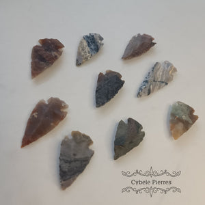 Pointe de Flèche en Silex (40mm) | Précision et Histoire - Cybele Pierres