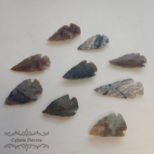 Pointe de Flèche en Silex (40mm) | Précision et Histoire - Cybele Pierres