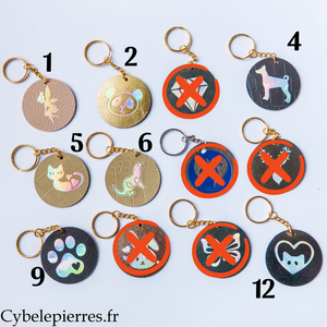 Porte-clé à choisir -  5cm
