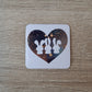 Magnet 5×5 cm en résine sublimée – Modèles animaux et citations