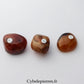 Sardonyx roulée – Madagascar | Stabilité et Force - Cybele Pierres