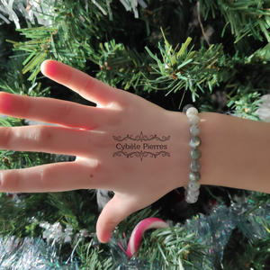Bracelet Labradorite 6 mm – Taille Enfant 14 cm | Intuition et Imagination